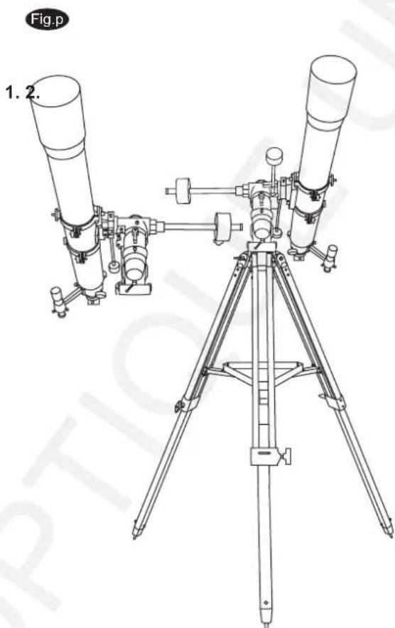 Sky-Watcher EQ2 - Pointer vers les horizons Ouest et Est - 4
