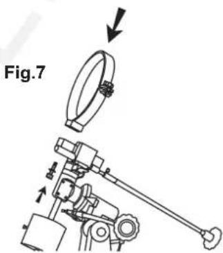 Sky-Watcher EQ2 - MONTAGE DU TUBE DANS LES COLLIERS (Fig.8) - 1