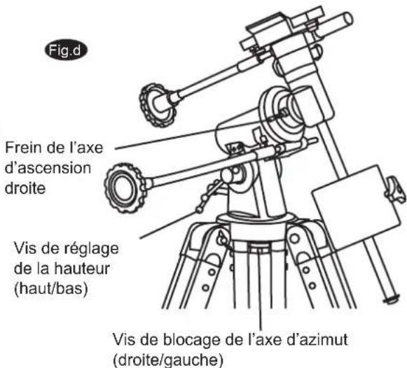 Sky-Watcher EQ1 - Utilisation de la monture EQ1 - 1