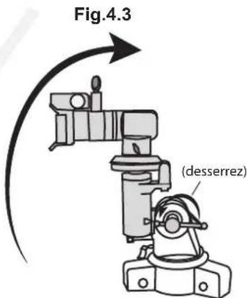 Sky-Watcher EQ1 - POSITIONNEMENT DE LA MONTURE (Fig.4.1-4.5) - 3