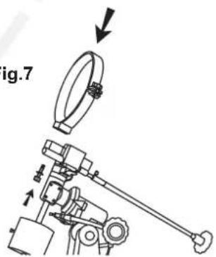 Sky-Watcher EQ1 - MONTAGE DU TUBE DANS LES COLLIERS (Fig.8) - 1