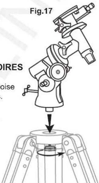 Sky-Watcher EQ1 - METTRE LA MONTURE EN PLACE (Fig.17) - 1