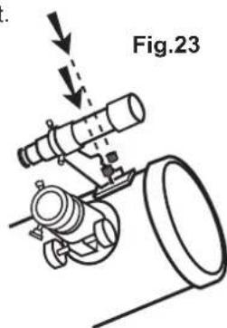 Sky-Watcher EQ1 - FIXATION DU CHERCHEUR (Fig.23) - 1