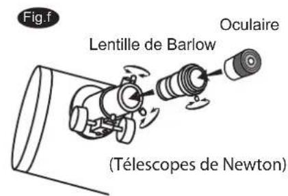 Sky-Watcher EQ1 - Utilisation d'une lentille de Barlow - 1