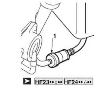 Honda HF2417HTE - VARNING! Ta forsiktigt bort torra grasrester som kan hasamlats runt motorn ellljuddamparen for att forhindra att dessa tar eld nasta gang maskinen anvands. - 1