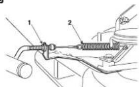 Honda HF2417HTE - a) Ausbau der Schneidwerkzeugbaugruppe - 1