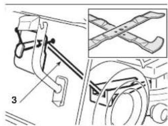 Honda HF2417HTE - DECKEL UND SCHNEIDWERKZEUG FÜR "MULCHING" - 1