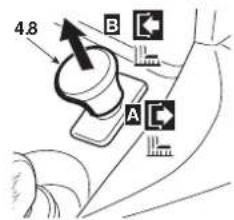 Honda HF2417HTE - CUTTING MEANS ENGAGE AND BRAKE CONTROLS - 3