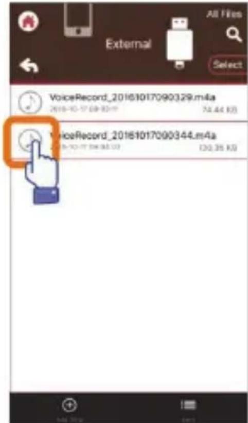 Ednet 31519 - Écouter des fichiers vocaux (m4a) - 1