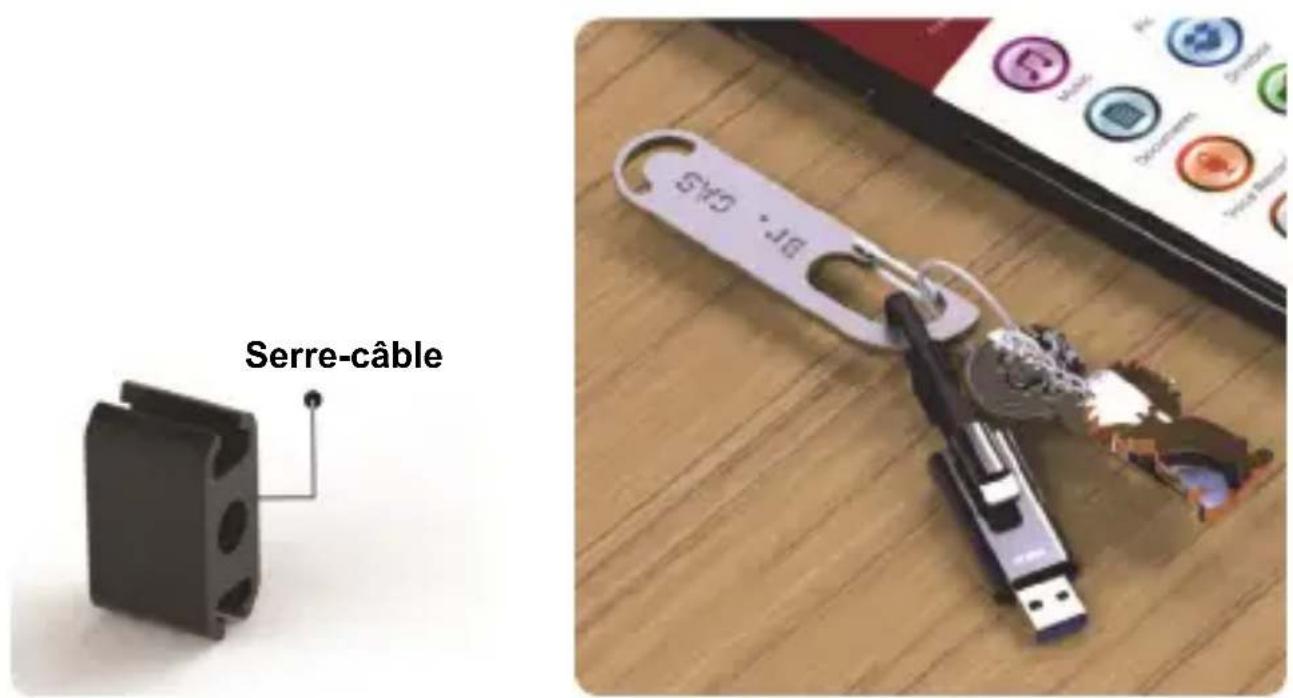 Ednet 31519 - Porte-clés élégant - 1