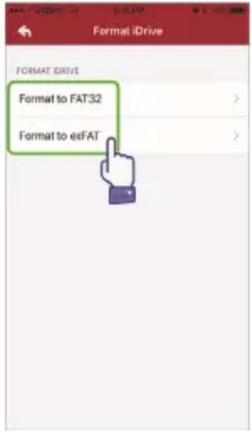 Ednet 31519 - Sélectionner une option de formatage - 1