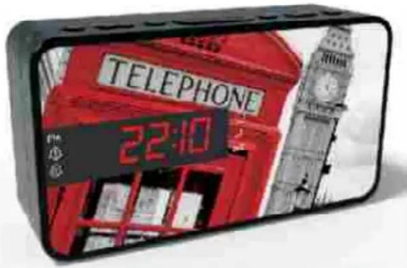 BIGBEN INTERACTIVE RR16FOOT - RADIO-RéVEIL PLL DOUBLE ALARME - 1