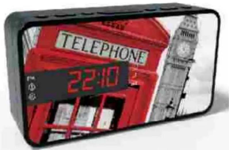 BIGBEN INTERACTIVE RR16FOOT - RADIOSVEGLIA PLL DUAL - 1