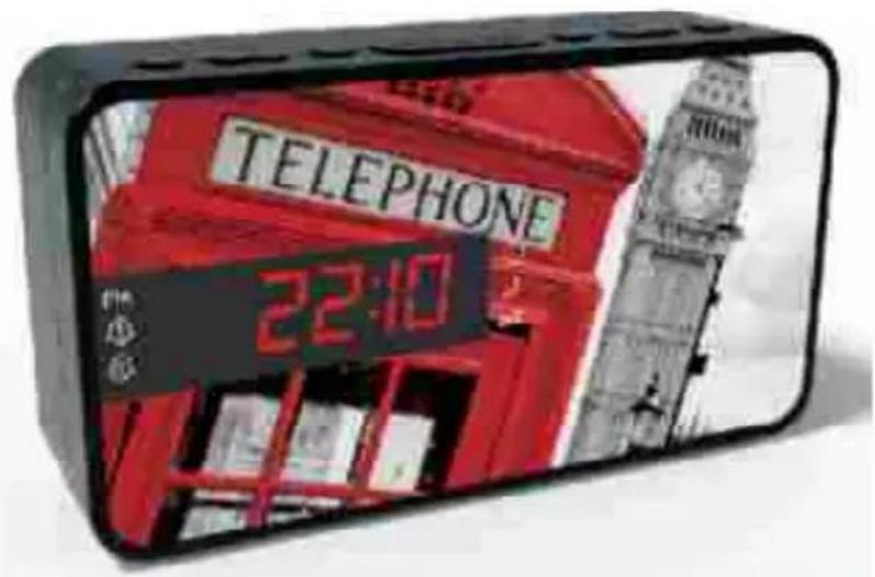 BIGBEN INTERACTIVE RR16FOOT - PLL DUAAL ALARM WEKKERRADIO - 1