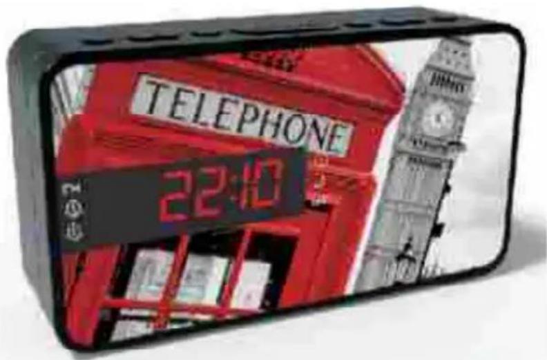 BIGBEN INTERACTIVE RR16FOOT - RADIODESPERTADOR PLL CON DOBLE ALARMA - 1