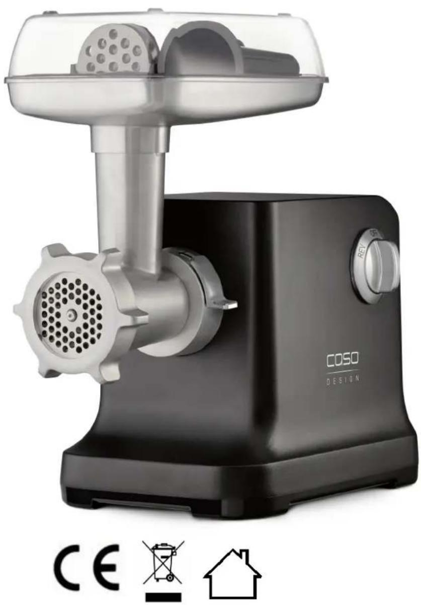 CASO FW 2000 BEEF! - Original-Bedienungsanleitung Fleischwolf FW 2000 Black - 1