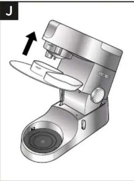 KENWOOD CHEF KVC3100S - Eklenti çıkışları - 1
