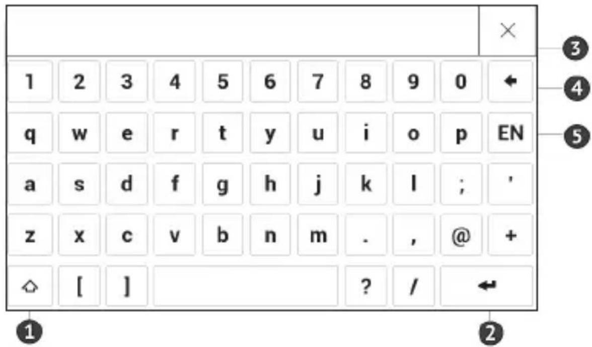 POCKETBOOK Touch HD 2 - UTILISATION DU CLAVIER VIRTUEL - 1