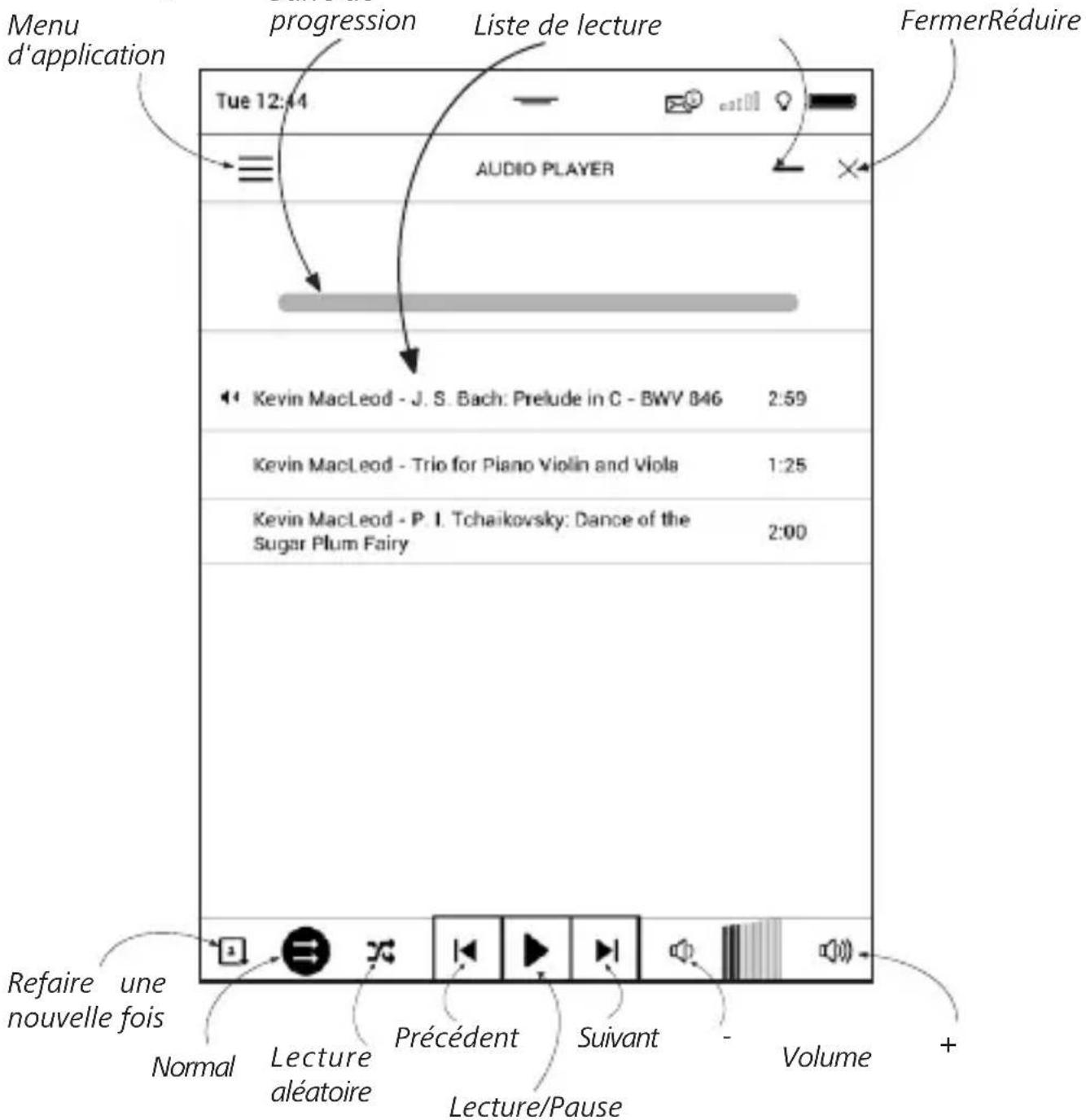 POCKETBOOK Touch HD 2 - Lecteur Audio - 1