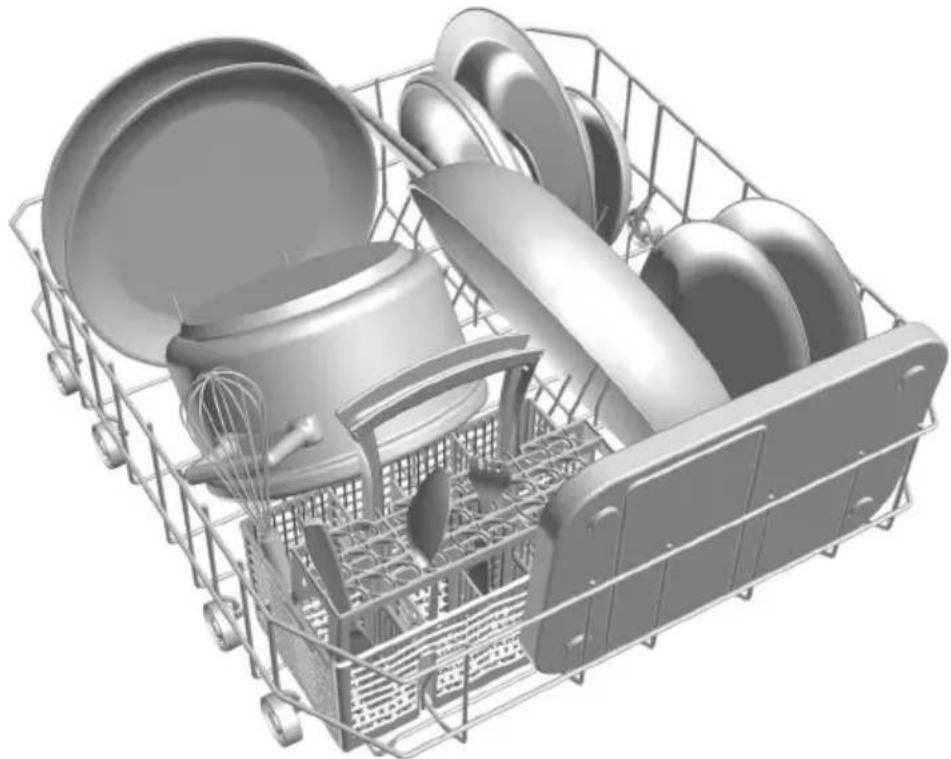 SIBIR GS 55 N - Conseils de chargement du panier inférieur - 1