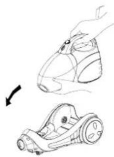 Soba SS22 - Einsetzen des Handstaubsaugers in die Basiseinheit - 1