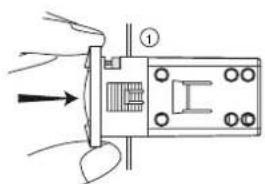 Carel Easy - Montage sur panneau au moyen de 2 étriers arrêté (Fig. 2.a et 2.b) - 1