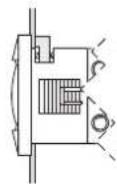 Carel Easy Compact - Montage sur panneau frontal au moyen d'une vis (Fig. 2.c) - 3