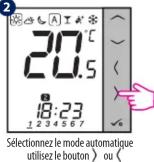 Salus VS30W - Fonction NSB - mode automatique - 5