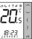 Salus VS30W - Fonction NSB - mode automatique - 3