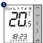 Salus VS30B - Fonction NSB - mode automatique - 2