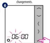 Salus VS30B - Réglage de l'heure et de la date - 7