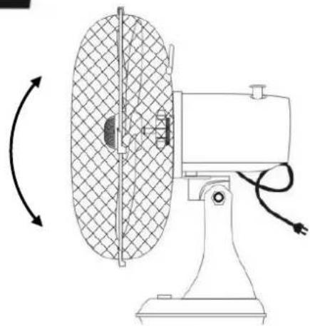 SUNTEC CoolBreeze 2500 TV - Tilting adjustment - 3