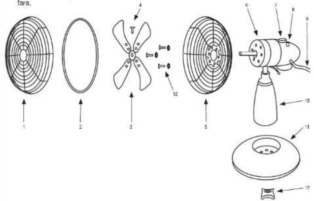 Biltema 35976 - DEDALJFORKLARING - 1