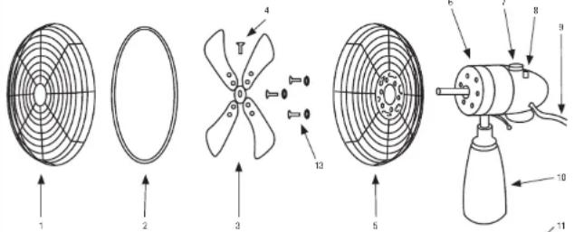 Biltema 35976 - LAITTEEN OSAT - 1