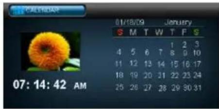 INTENSO Photo Agent - Displaying time and date - 2