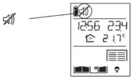 HAGER MHF06X - De handset in de modus 'still' zetten - 1