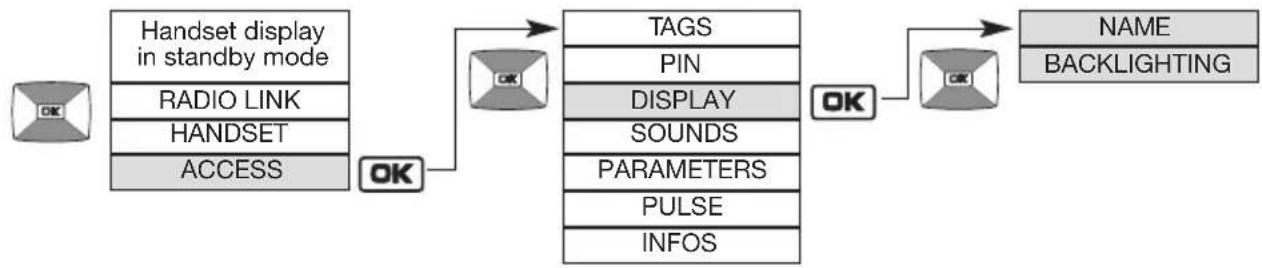 HAGER MHF06X - Modifying the display options - 1