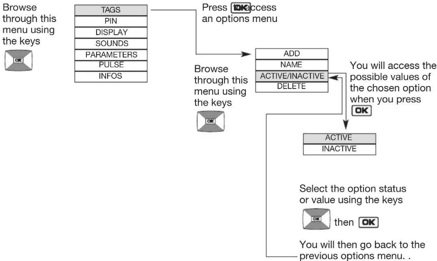 HAGER MHF06X - How to browse through the menus - 2