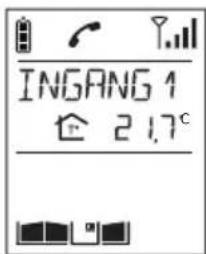 HAGER MHF04X - Gebruik van de handset in "afgehaakte" modus (handset niet op de basis) - 1