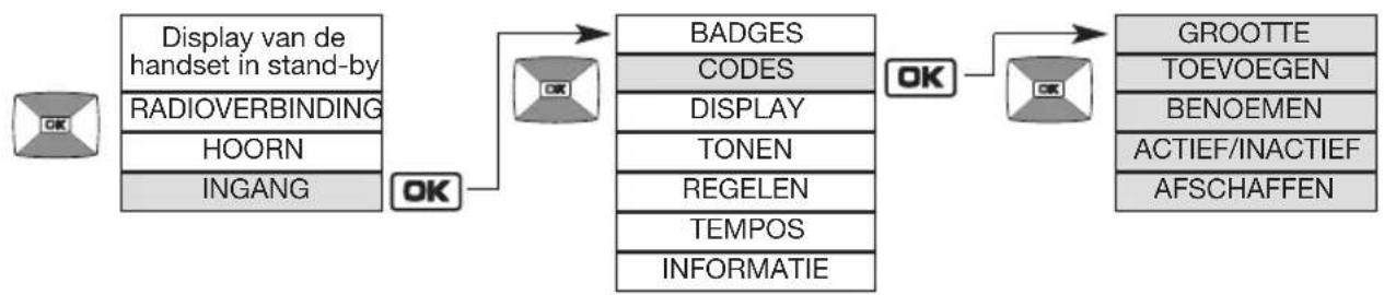 HAGER MHF02X - Wijziging van de toegangscode-opties - 1