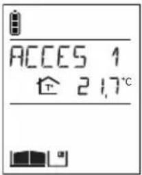 HAGER MHF02X - Depuis le combiné - 2
