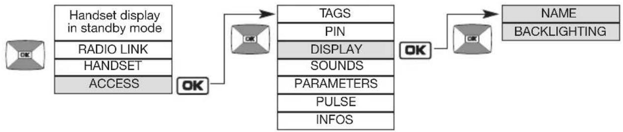 HAGER MHF02X - Modifying the display options - 1