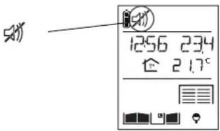 HAGER MHF02X - De handset in de modus 'stil' zetten - 1
