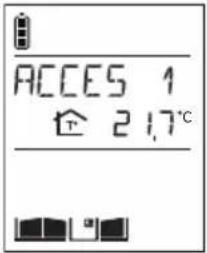 HAGER MHF02X - Depuis le combiné - 2