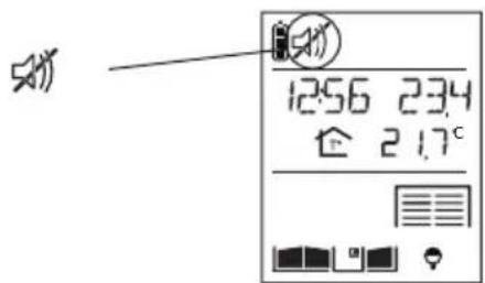 HAGER MHF03X - De handset in de modus 'still' zetten - 1