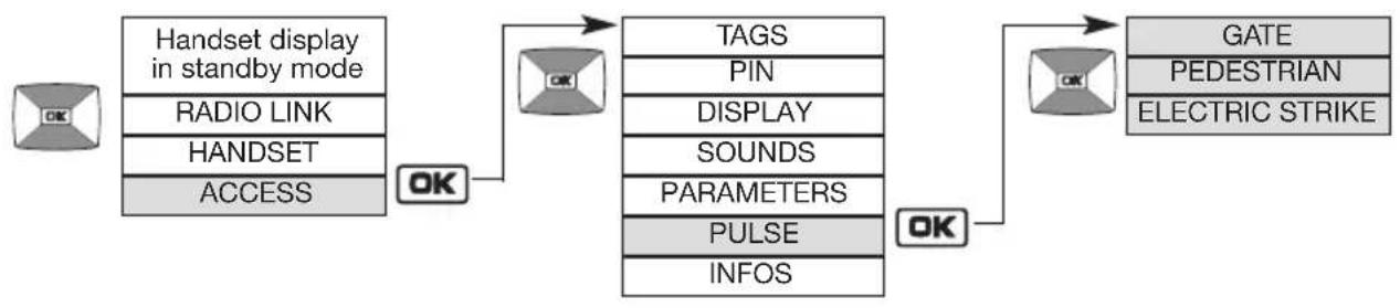 HAGER MHF03X - Modifying opening options - 1