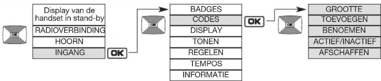 HAGER MHF03X - Wijziging van de toegangscode-opties - 1