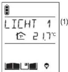 HAGER MHF01X - Display van de handset - 2