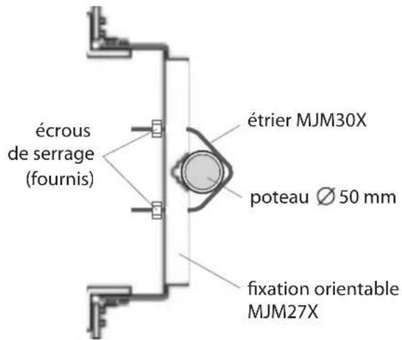 HAGER LCA01F - Fixation au pilier ou au mur - 2