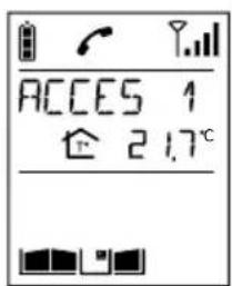 DAITEM SC904AF - Utilisation du combiné en mode décroché (combiné hors de la base) - 1